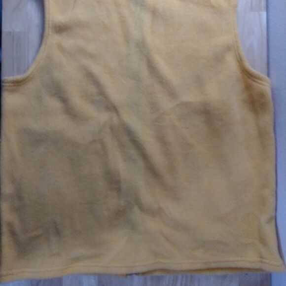 Vintage Oregon Ducks Logo Zipper Fleece Vest - Picture 7 of 7